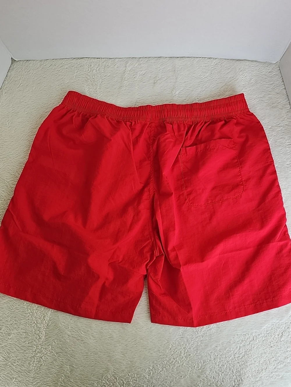Bingfufoxs Red Swim Shorts Men's Size 4XL NWT